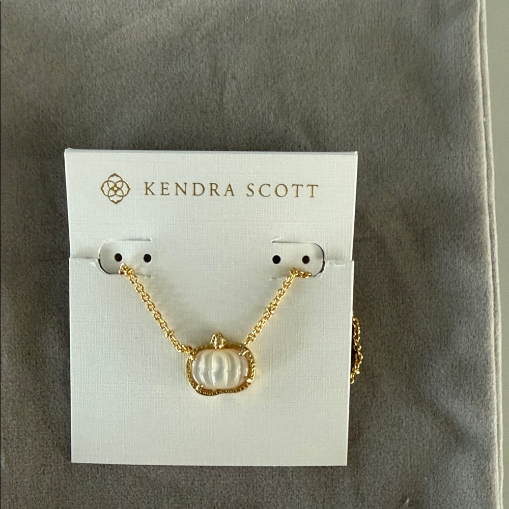 Kendra Scott Gold Pearl-Accent Necklace